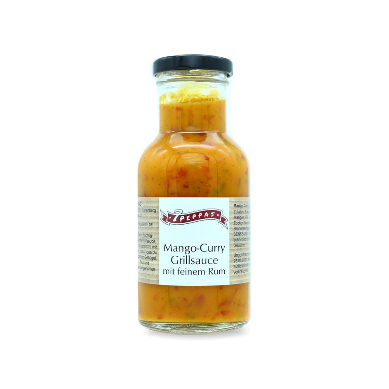 Mango-Curry Grillsauce mit feinem Rum
