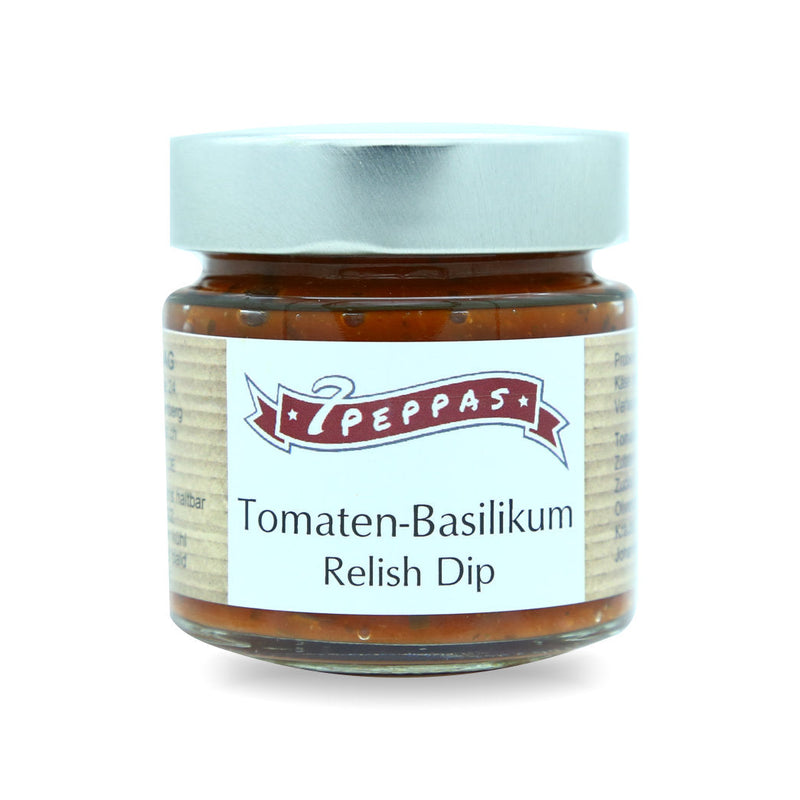 Tomaten Basilikum Relish Dip