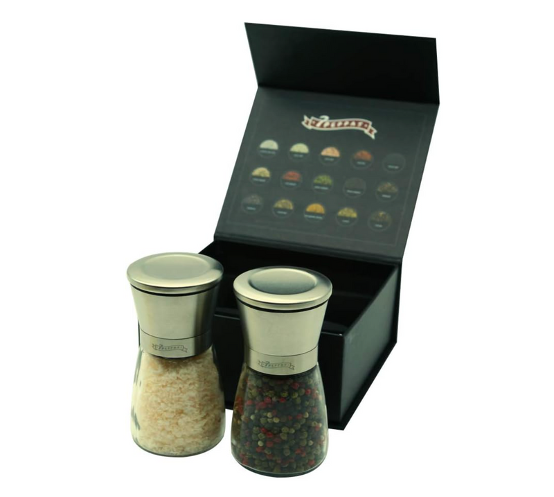 » Gewürzmühlen Set, Salz und Pfeffermühle mit Keramik-Mahlwerk (100% off)